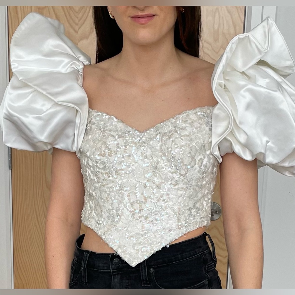 Shop Gossamer vintage bridal gown top